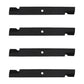 Qty 4: Notched High-Lift Mower Blade Fits Dixie Chopper Replaces 30227-60