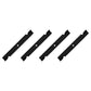Qty 4: Notched High-Lift Mower Blade Fits Hustler Replaces 794685