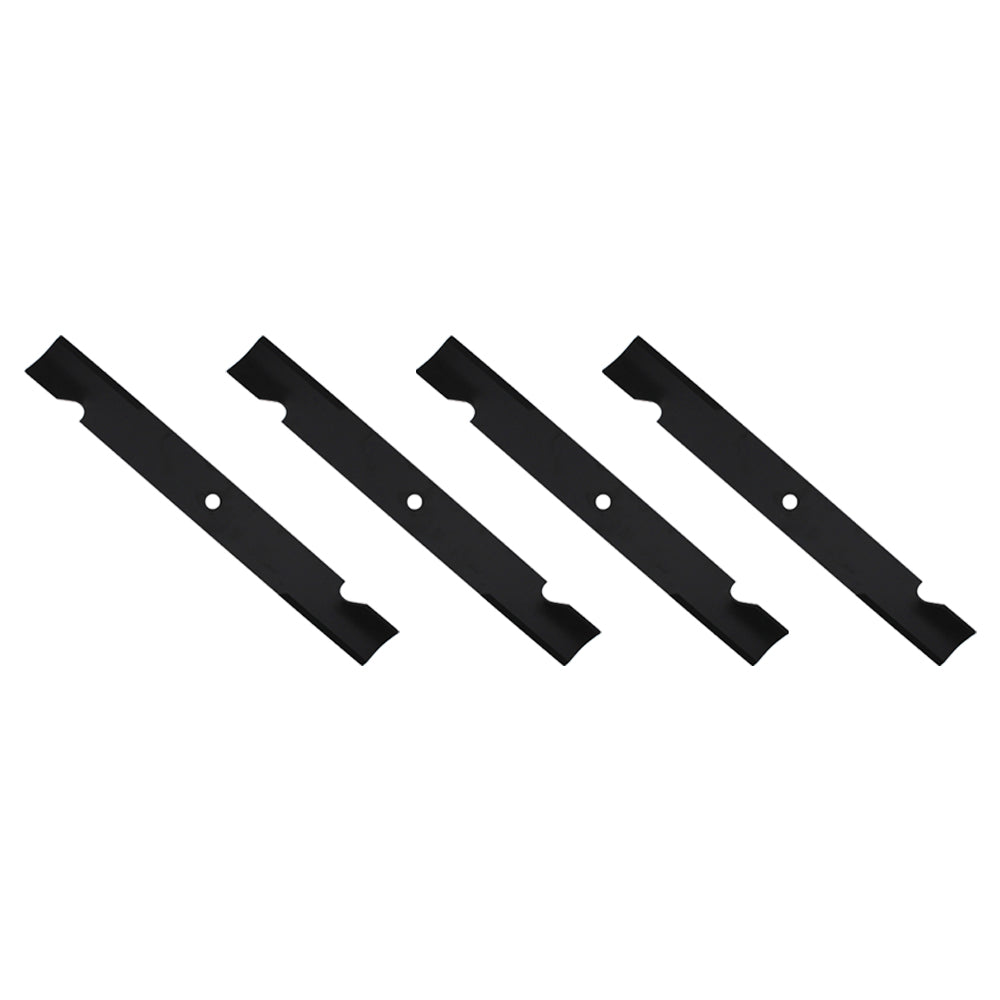 Qty 4: Notched High-Lift Mower Blade Fits Dixie Chopper Replaces 30227-60