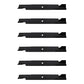 Qty 6: Notched High-Lift Mower Blade
 Fits Bunton Replaces PL7441