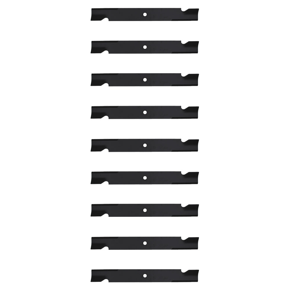 Qty 9: Notched High-Lift Mower Blade
 Fits Gravely Replaces 025124