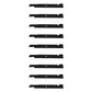 Qty 9: Notched High-Lift Mower Blade
 Fits Exmark Replaces 1-633483