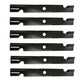 6-Pack Fits Hi-Lift Heavy Duty Notched Blades Fits Exmark 103-6403 for