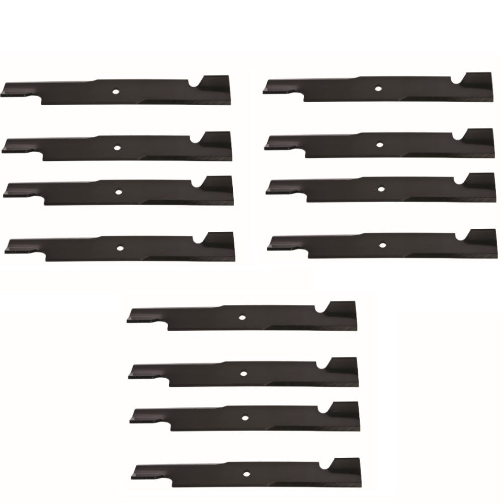 Qty 12: Notched High Lift Mower Blade Fits Stens Replaces 315-872