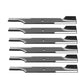 Qty 6: Notched High Lift Mower Blade
 Fits Snapper Replaces 1-7081