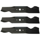 Three (3) Mower Blades Fits MTD 38" Lawn Hydro LT-165 Lawn Tractor LT-16 LT-165