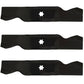 QTY 3: Lawn Mower Blade
 Fits Troy Bilt Replaces 490-110-M113