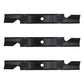 (3) Lawn Mower Blades 17-1/2" x 2-1/4" x .160" Fits Toro Titan Z 50" 117-1156-03