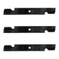 (3) LawnRAZOR Blades Fits Toro Titan ZX5000 ZX5020 117-1156-03 High Lift Notched