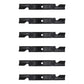 (6 Pk) 117-1156-03 Lawnmower Blades 5/8" CH Fits Toro Titan Z 50" 74820 74840