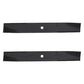 Qty 2: Mulching Mower Blade
 Fits Toro Replaces 14-4889
