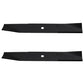 Qty 2: Mulching Mower Blade
 Fits Toro Replaces 14-4889