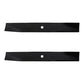 Set of 2 mower blades to fit Wheel Horse Fits Toro 38" ZTR 616 620 14-7799