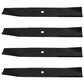 Qty 4: Mulching Mower Blade
 Fits Toro Replaces 14-4889