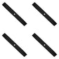 Qty 4: Mulching Mower Blade
 Fits Toro Replaces 14-4889