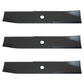 (3) 539129543 Lawn Mower Blades Fits Dixon Requires (3) Blades for 42" cut