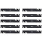 Qty 10: Toothed Mulching Blade Fits Stihl Replaces 1118 195 7200