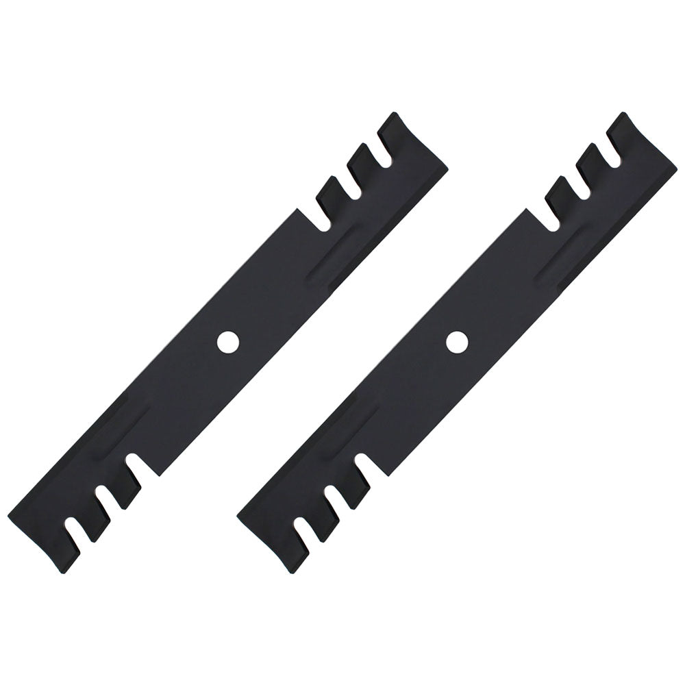 Qty 2: Toothed Mulching Blade Fits Hustler Replaces 795757