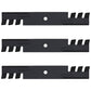 Qty 3: Toothed Mulching Blade Fits Snapper Replaces 1-7043