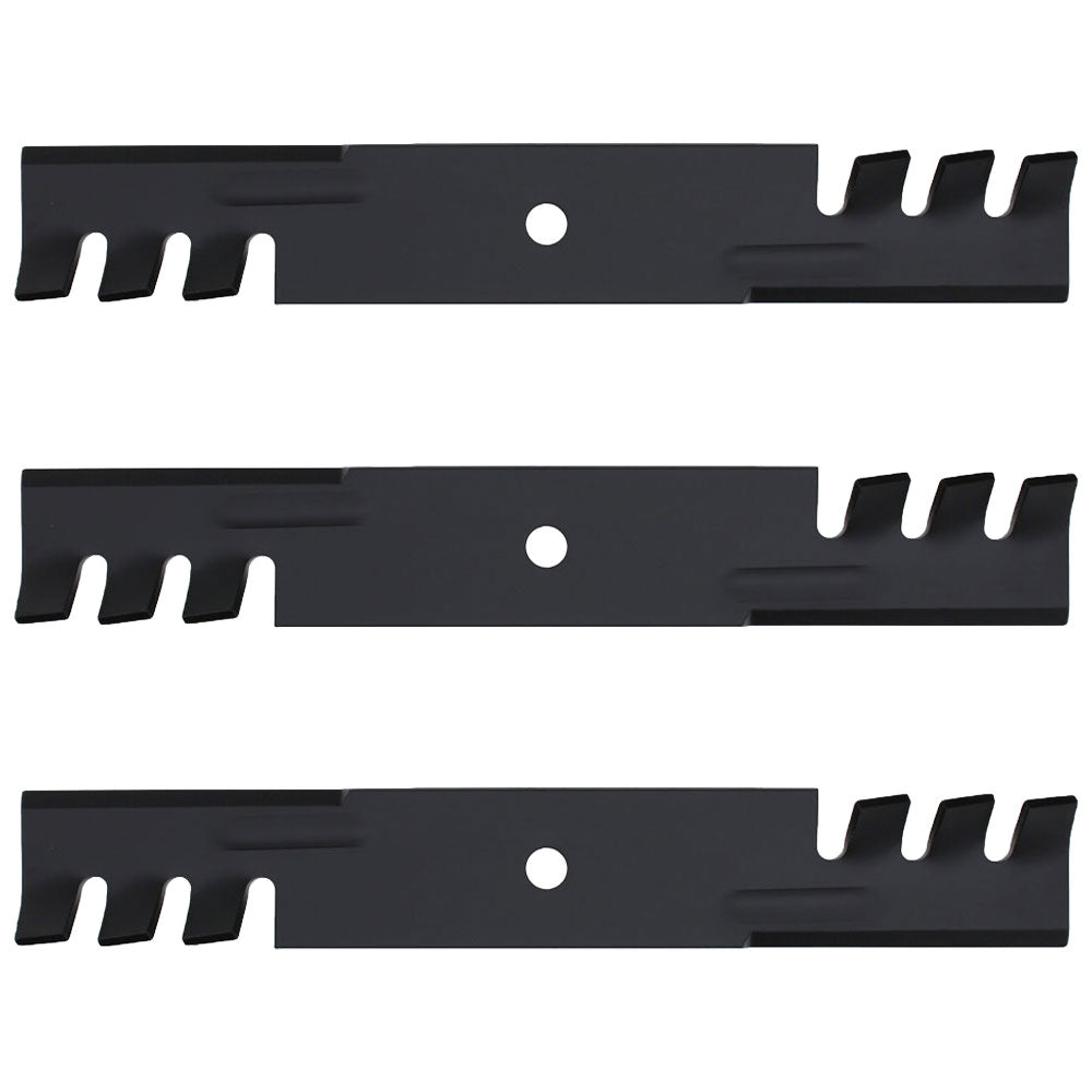 Qty 3: Toothed Mulching Blade Fits Hustler Replaces 795757