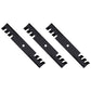 Qty 3: Toothed Mulching Blade Fits Hustler Replaces 795757