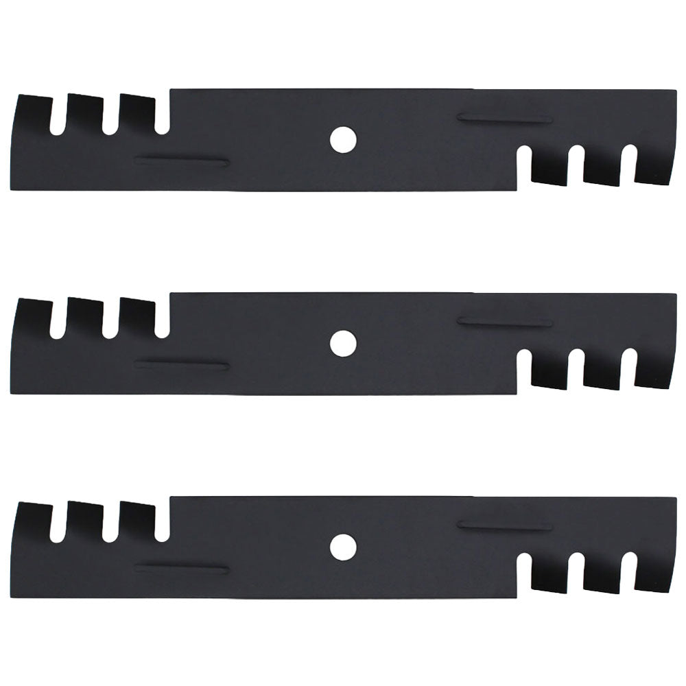 Qty 3: Toothed Mulching Blade Fits Scag Replaces 48110