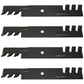 Qty 4: Toothed Mulching Blade Fits Bunton Replaces LAB50-0132_x4