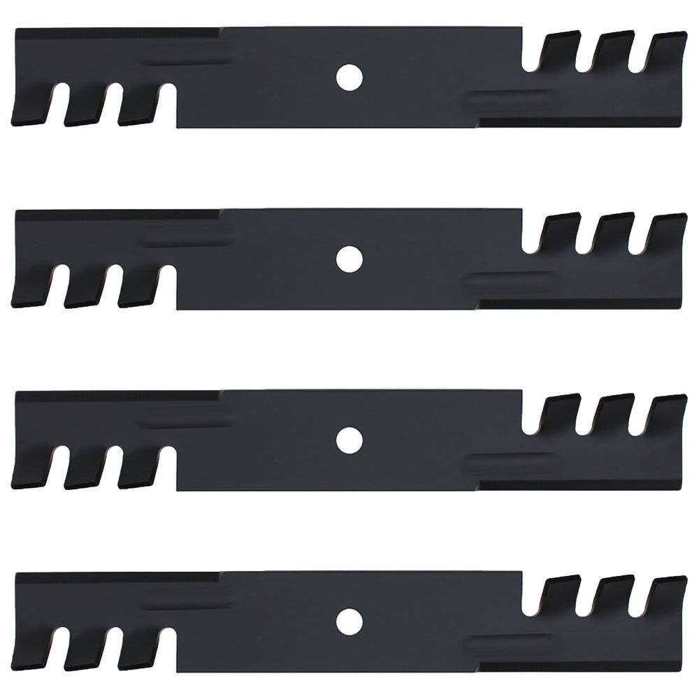 Qty 4: Toothed Mulching Blade Fits Scag Replaces 48110