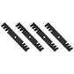 Qty 4: Toothed Mulching Blade Fits John Deere Replaces AM104489