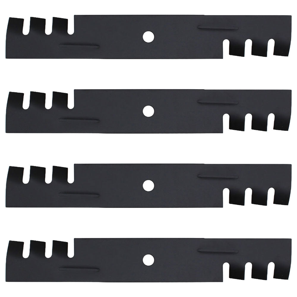 Qty 4: Toothed Mulching Blade Fits Scag Replaces 48110