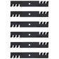 Qty 6: Toothed Mulching Blade Fits Bunton Replaces LAB50-0132_x6
