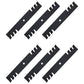 6pk Mulching Mulcher Mower Blades For Bad Boy 48" Cut 038-5350-00 038-5350-0050
