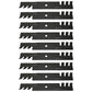 Qty 9: Toothed Mulching Blade Fits Bad Boy Replaces 038-5350-00
