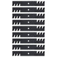Qty 9: Toothed Mulching Blade Fits Great Dane Replaces D18086