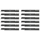 Qty. 12: Toothed Mower Blades Fits Ferris Replaces 1520842