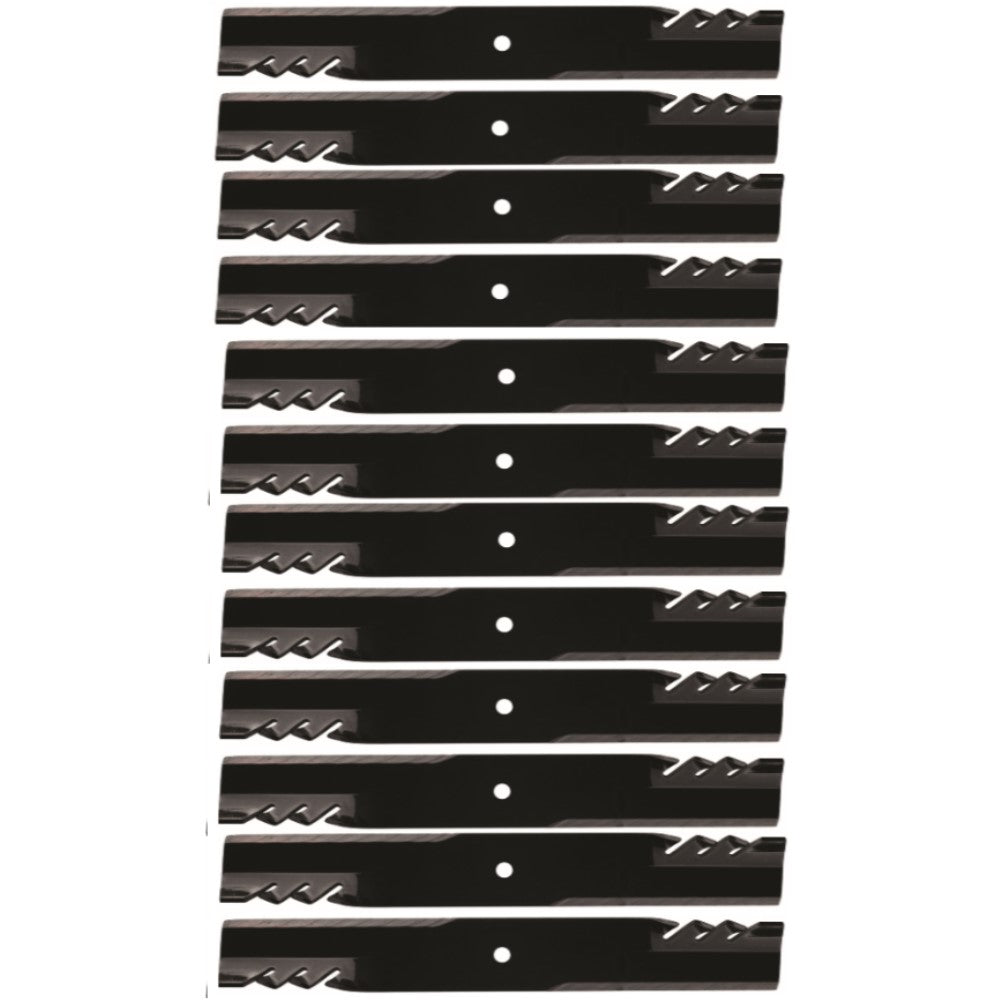 Qty 12:  Toothed Mower Blade Fits Bobcat Replaces 112111-03