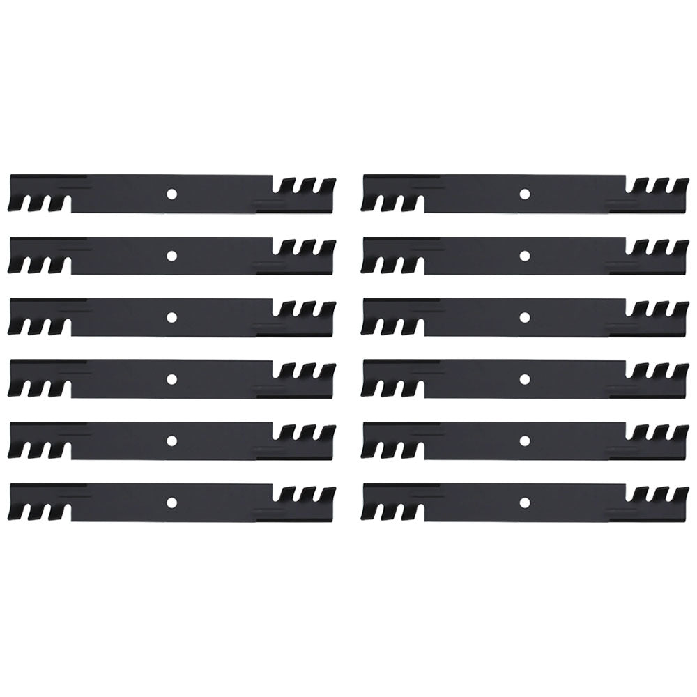 Qty. 12: Toothed Mower Blades Fits Jacobsen Replaces 112111-03