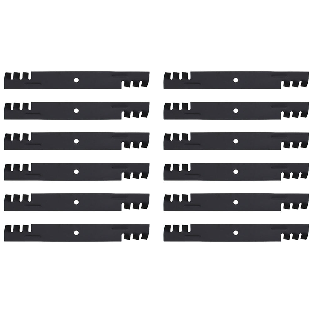 Qty. 12: Toothed Mower Blades Fits Encore Replaces 823006