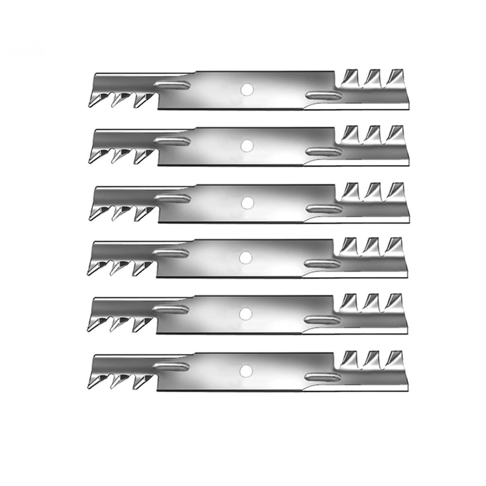 Qty 6: Toothed Mower Blade
 Fits Simplicity Replaces 5022808