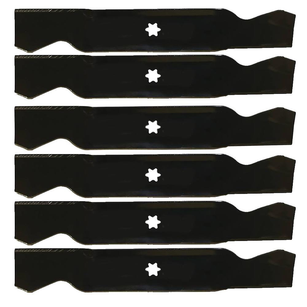 Qty 6: Mower Blade
 Fits White Replaces 742-0610