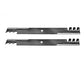 Toothed Mulching Mower Blades (2-Pack) Fits Husqvarna Z246  532405380 596-370(2)