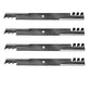 4PK Mulching Blades for Ariens 46" 21546611 Lawn Mower Deck