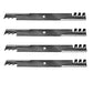 4 Pack Oregon 96-370 Fits Gator Blade Fits Husqvarna 405380 532405380 777405380