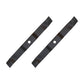 set of 2 Mower mulching Predator blades to fit Murray 42" 95100E701...