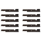 Qty 10: High Lift Mower Blade Fits Gravely Replaces 00450300