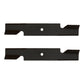 Qty 2: High Lift Mower Blade Fits Lesco Replaces 050125