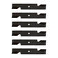 Qty 6: High Lift Mower Blade Fits Ferris Replaces 1521227
