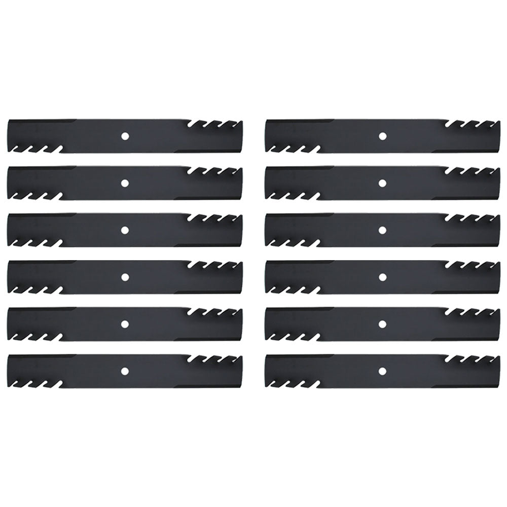 Qty 12: Toothed Blade Fits Exmark Replaces 1-603283
