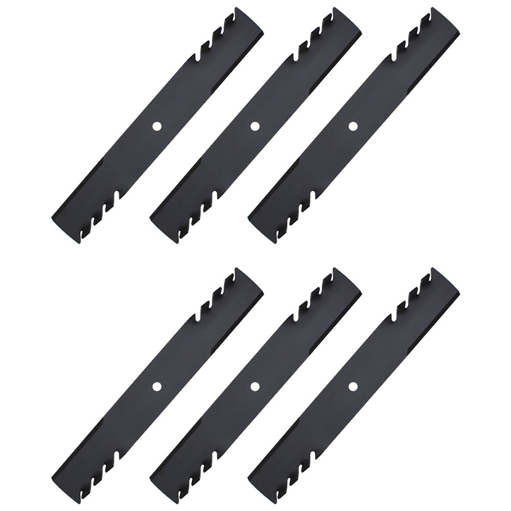 Qty 6: Toothed Blade
 Fits Toro Replaces 105-7715-03