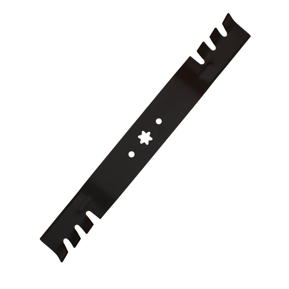 Replacement 21-3/16" X 6 Point Star Mulching Blade- Toothed Fits MTD Mowers